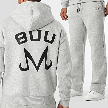Dragon Ball Z - Ensemble De Survêtement Buu Back Gris Chiné