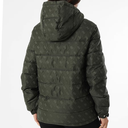 Guess - Doudoune Capuche Femme M5BL0B-W2322 Vert Kaki
