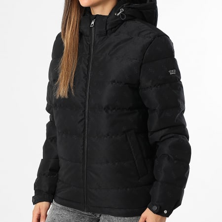 Guess - Doudoune Capuche Femme M5BL0B-W2322 Noir