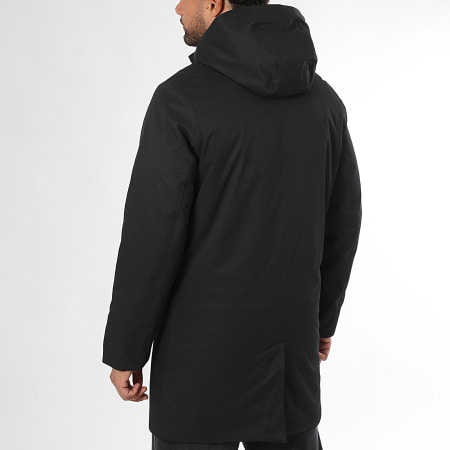K-Way - Parka con cappuccio in twill Jarno Marmotta K8133FW Nero
