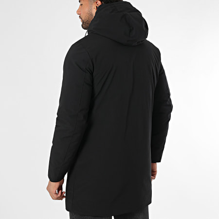 Kymaxx - Parka Capuche Longue Noire