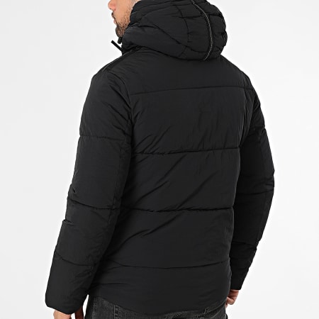 Kymaxx - Chaqueta lisa con capucha Negra