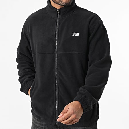 Veste Polaire Homme JBC Collection - Taille XL Noir - Fermeture Zippée Intégrale - Occasion TB