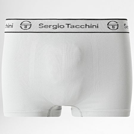 Sergio Tacchini - Lot De 7 Boxers 97840708 Noir Blanc Gris Gris Clair Bleu Marine