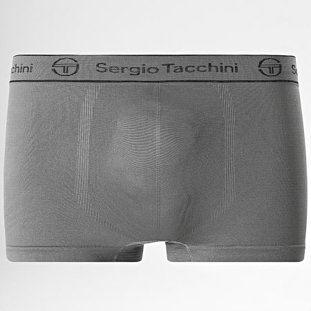 Sergio Tacchini - Lot De 7 Boxers 97840708 Noir Blanc Gris Gris Clair Bleu Marine