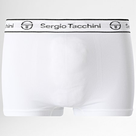 Sergio Tacchini - Lot De 7 Boxers 97840708 Noir Blanc Gris Gris Clair Bleu Marine