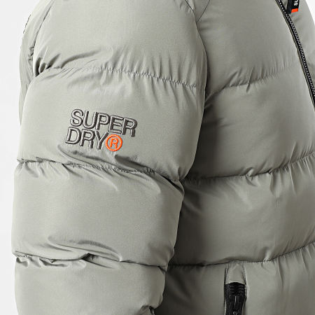 Superdry - Doudoune Capuche M5011905A Vert Kaki