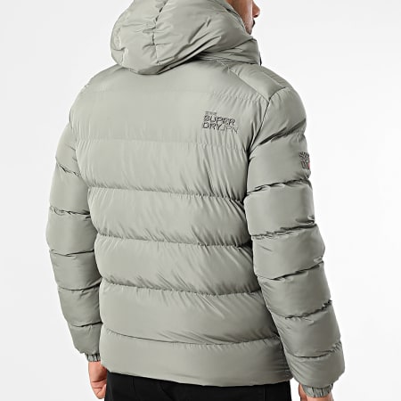 Superdry - Doudoune Capuche M5011905A Vert Kaki