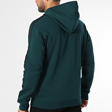 Adidas Originals - Sweat Capuche A Bandes 3 Stripes JY1378 Vert Bouteille