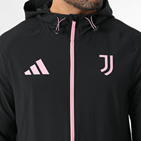 Adidas Sportswear - Veste Capuche Zippée Juventus JV5347 Noir Rose