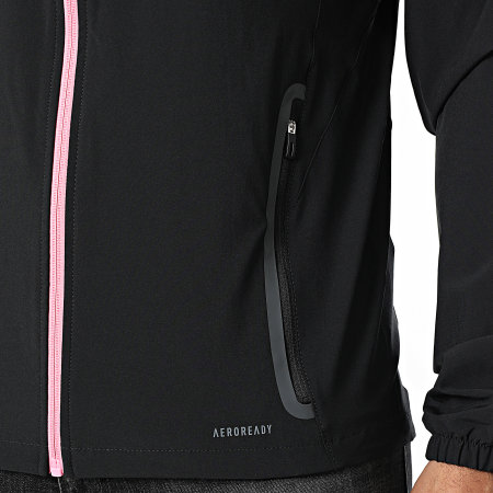 Adidas Sportswear - Veste Capuche Zippée Juventus JV5347 Noir Rose
