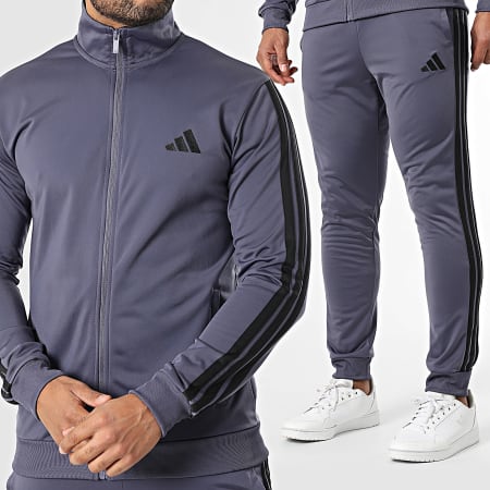 Adidas Sportswear - Ensemble De Survetement A Bandes 3 Stripes JX5504 Violet