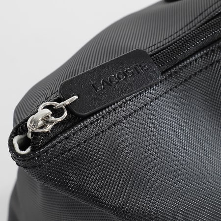 Lacoste - Sac A Main Femme Logo Brodé Crocodile Noir