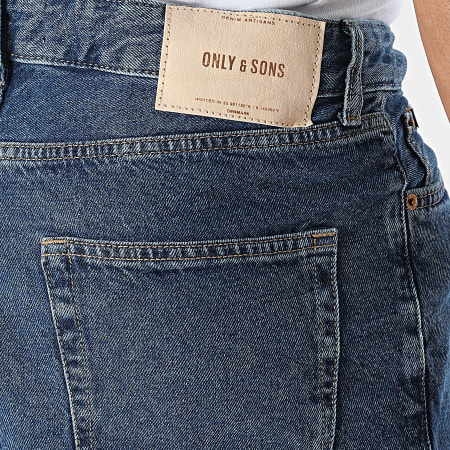 Only And Sons - Jean Baggy Five Bleu Denim