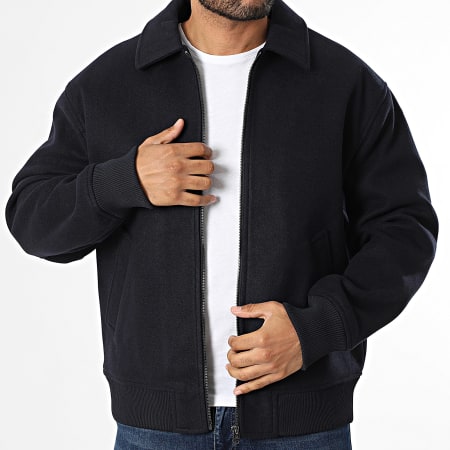 Tiffosi - Veste Zippée Percut 10062569 Bleu Marine