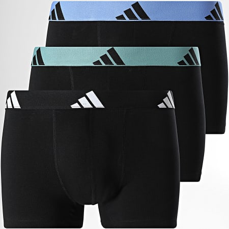 Adidas Sportswear - Lot De 3 Boxers JL3389 Noir Vert Bleu