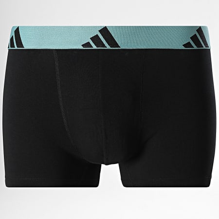 Adidas Sportswear - Lot De 3 Boxers JL3389 Noir Vert Bleu