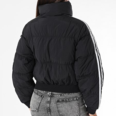Adidas Originals - Doudoune A Bandes Femme Cropped Puffer JX2970 Noir