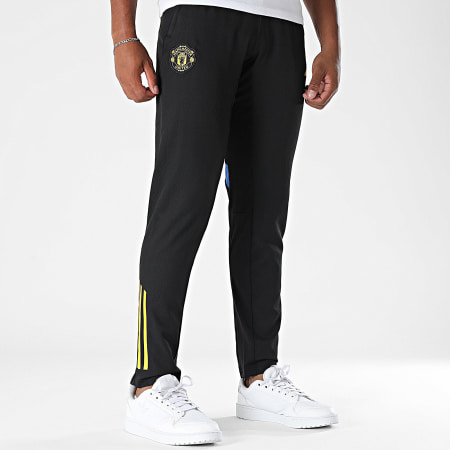 Adidas Sportswear - Pantalon Jogging Manchester United FC JP3135 Noir Jaune