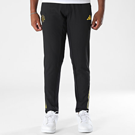 Adidas Sportswear - Pantalon Jogging Manchester United FC JP3135 Noir Jaune