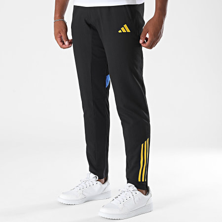 Adidas Sportswear - Pantalon Jogging Manchester United FC JP3135 Noir Jaune