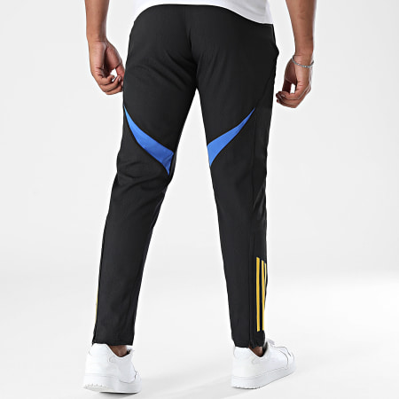 Adidas Sportswear - Pantalon Jogging Manchester United FC JP3135 Noir Jaune