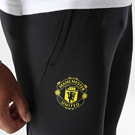 Adidas Sportswear - Pantalon Jogging Manchester United FC JP3138 Noir Jaune