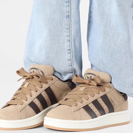 Adidas Originals - Baskets Femme Campus 00s JQ8289 Cardboard Off White Dark Brown