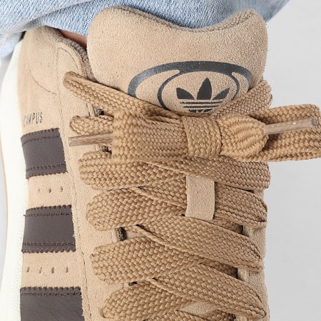 Adidas Originals - Baskets Femme Campus 00s JQ8289 Cardboard Off White Dark Brown