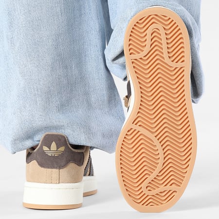 Adidas Originals - Baskets Femme Campus 00s JQ8289 Cardboard Off White Dark Brown