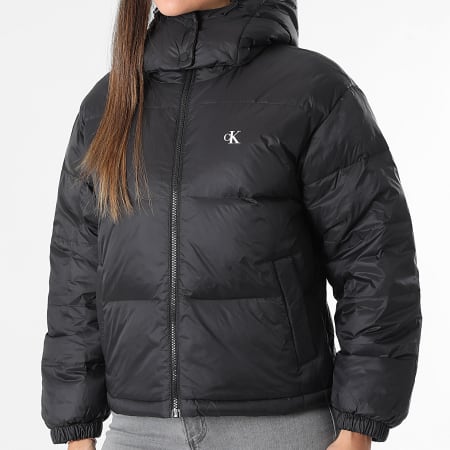 Calvin Klein - Plumífero con Capucha Mujer 501G Negro