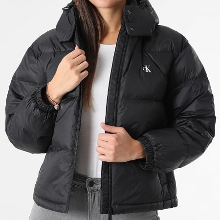 Calvin Klein - Plumífero con Capucha Mujer 501G Negro