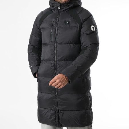 Comme Des Loups - Doudoune Capuche Chauffante Longue Everton Noir