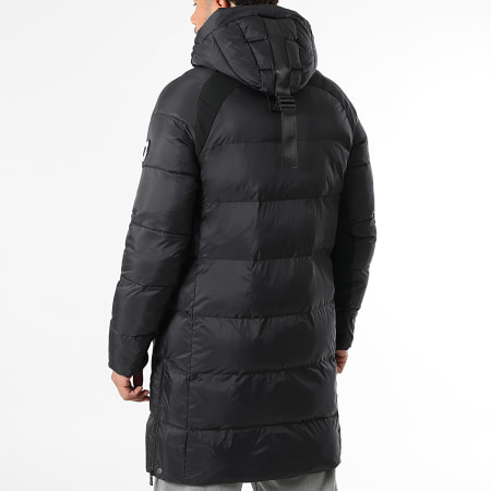 Comme Des Loups - Doudoune Capuche Chauffante Longue Everton Noir