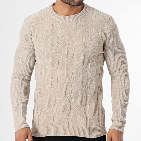 KZR - Pull Texturé 081 Beige