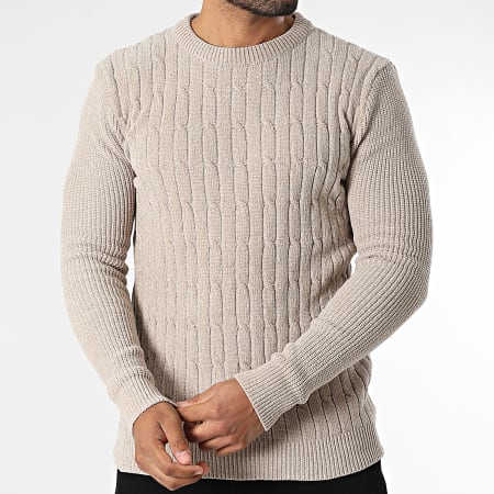 KZR - Pull 080 Beige Chiné
