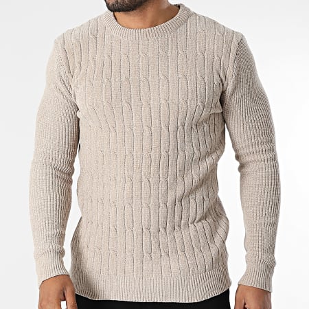 KZR - Pull 080 Beige Chiné