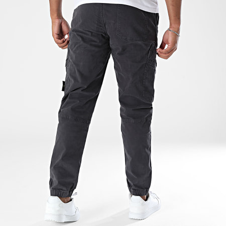KZR - 008 Pantalones Cargo Gris Carbón