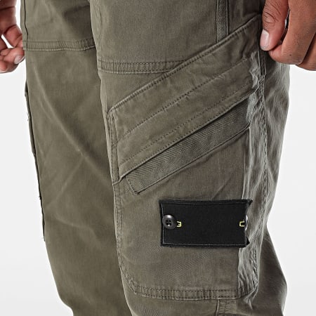 KZR - 008 Calças Cargo Cáqui Verde