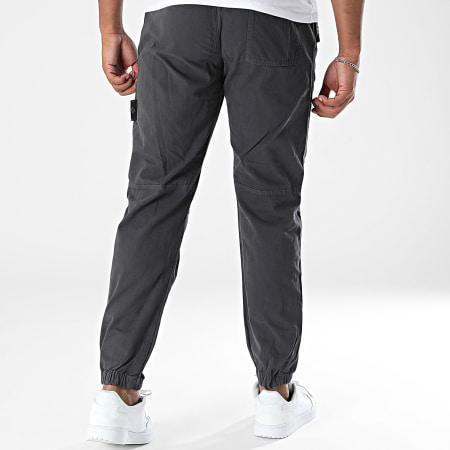 KZR - 002 Pantalones Cargo Gris Carbón