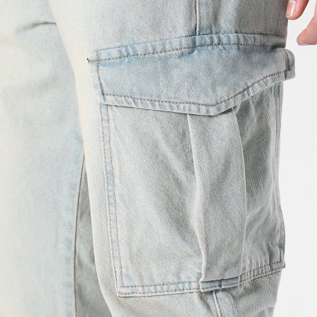 LBO - Pantalón Jogger Vaquero Cargo Relaxed Fit 4014 azul lavado