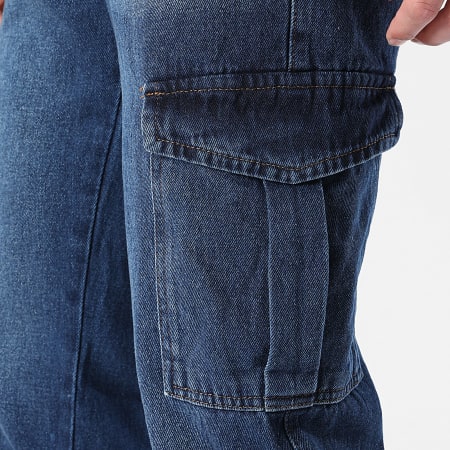 LBO - Jogger Pant Jean Cargo Relaxed Fit 4015 Bleu Brut