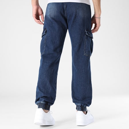 LBO - Jogger Pant Jean Cargo Relaxed Fit 4015 Bleu Brut