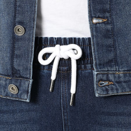 LBO - Ensemble Veste Jean Et Jogger Pant Jean Fit 4016 Bleu Brut