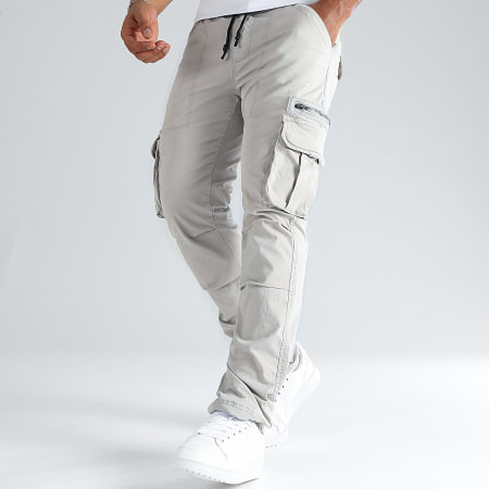 LBO - Lote de 2 pantalones cargo 0173 0504 Negro Gris