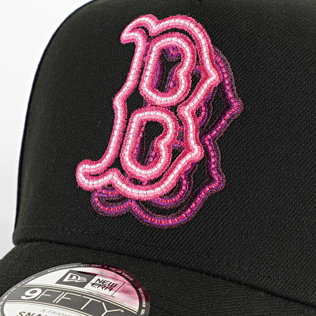 New Era - Casquette 9Fifty Neon Boston Red Sox 60750447 Noir Rose
