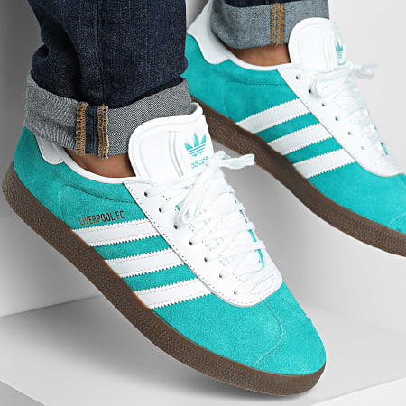 Adidas Originals - Baskets Gazelle JR4159 Sea Green Footwear White Gum 5