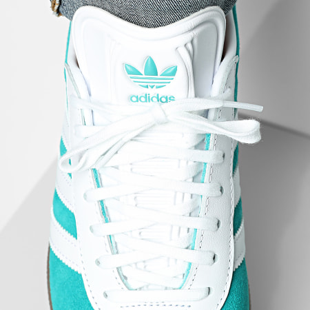 Adidas Originals - Baskets Gazelle JR4159 Sea Green Footwear White Gum 5