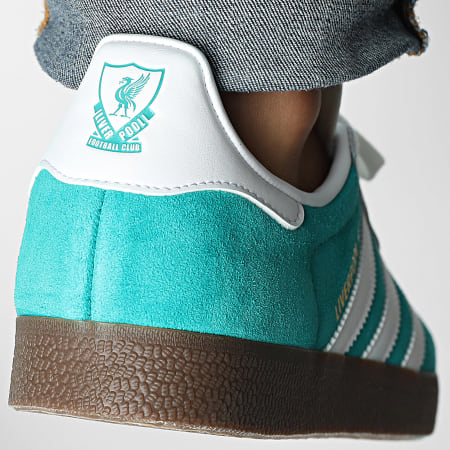 Adidas Originals - Baskets Gazelle JR4159 Sea Green Footwear White Gum 5