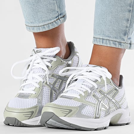 Asics - Sneakers Femme Gel 1130 1202A164 White Dried Leaf Green